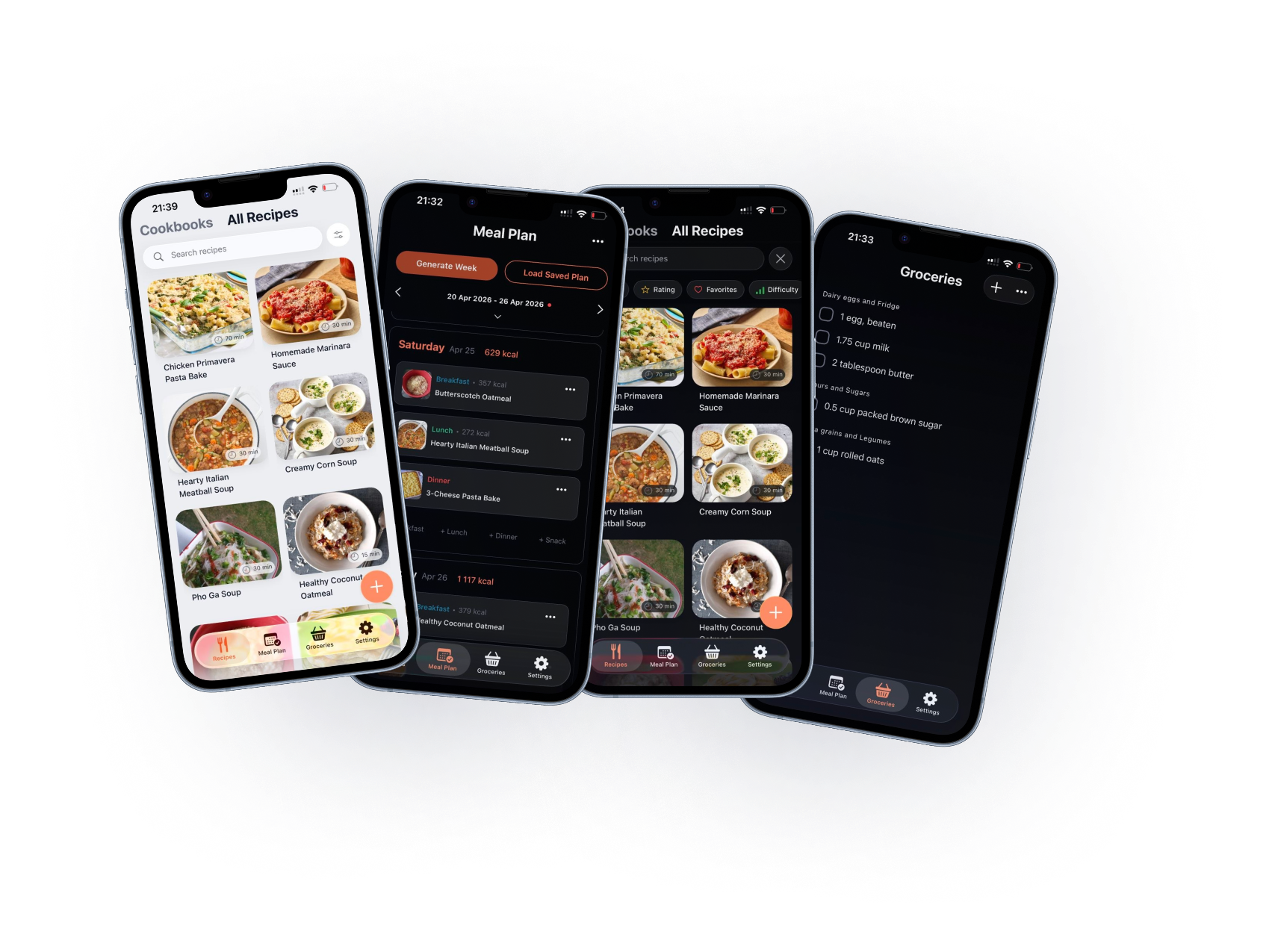 Sesami app screens on iPhone mockups
